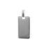 18k White Gold Medallion Military Dog Tag Rectangular 