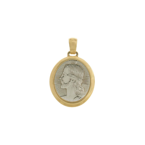 18k Yellow Gold Jesus of the Star Pendant