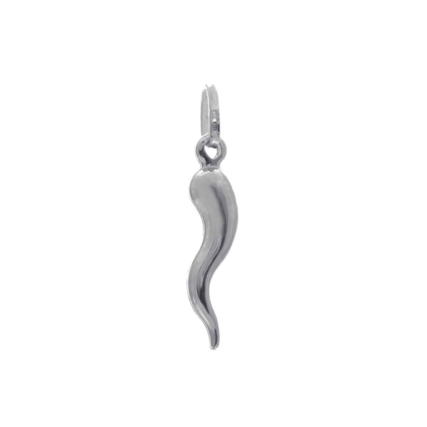 14k White Gold Horn (pepper) Italy Pendant