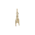 Yellow Gold Good Luck Hand Italy Pendant