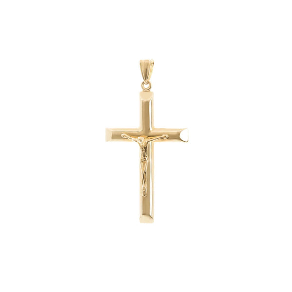 10k Yellow Gold Crucifix Cross Pendant