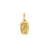 18k Yellow Gold Man’s Jesus Face Cut out Pendant