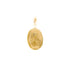 18k Yellow Gold Madonna Holding Baby Pendant