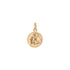 18k Yellow Gold Traditional Saint Pendant