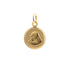 18k Yellow Gold Madonna Hight Polish Pendant