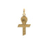 18k Yellow Gold Confirmation Cross Style Pendant