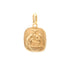 18k Yellow Gold Small Baptismal Pendant