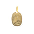 18k Yellow Gold Baptismal Pendant