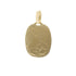 18k Yellow Gold Baptismal Pendant