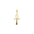 18k Yellow Gold Small Cross Pendant