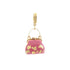 18k Yellow Gold Puffed Purse Pendant