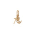 18k Yellow Gold Tiny Faith Hope Charity Pendant