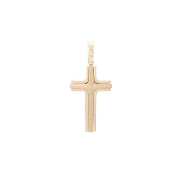 18k Yellow Gold Cross Pendant