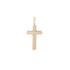 18k Yellow Gold Cross Pendant