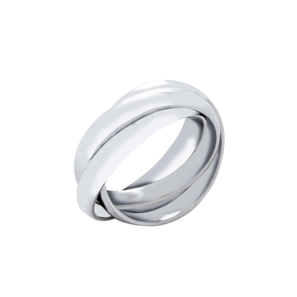 14k White Gold Classic Wedding Band (7mm)