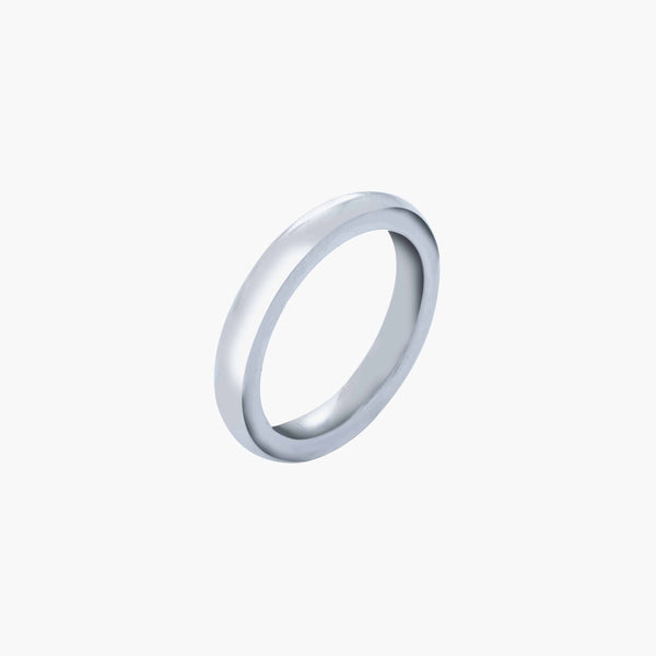 14k White Gold Classic Wedding Band (3mm)