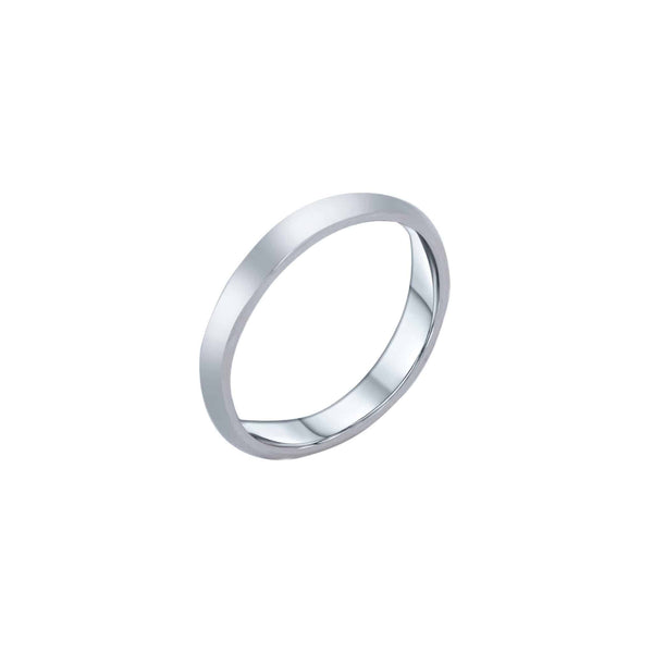 18k White Gold Classic Wedding Band (3mm)