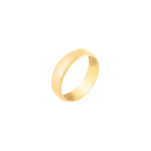 14k Yellow Gold Classic Wedding Band (5mm)