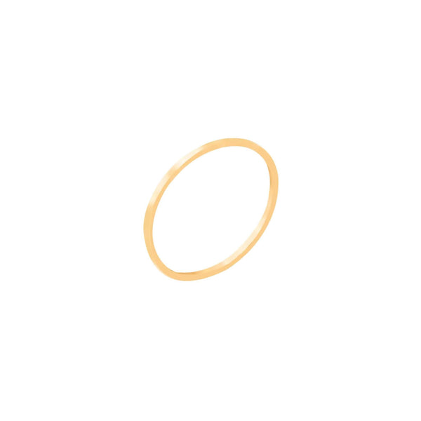 18k Yellow Gold Classic thin Wedding Band (1mm)