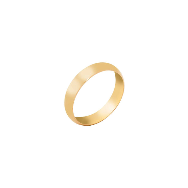 18k Yellow Gold Classic Wedding Band (4mm)