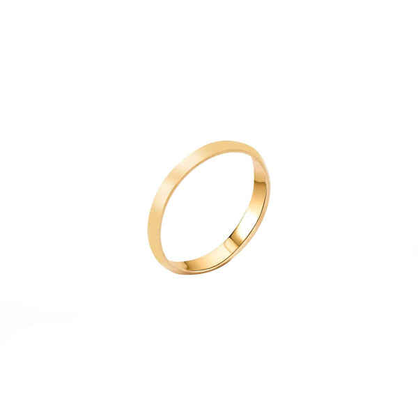 18k Yellow Gold Classic Wedding Band (2mm)