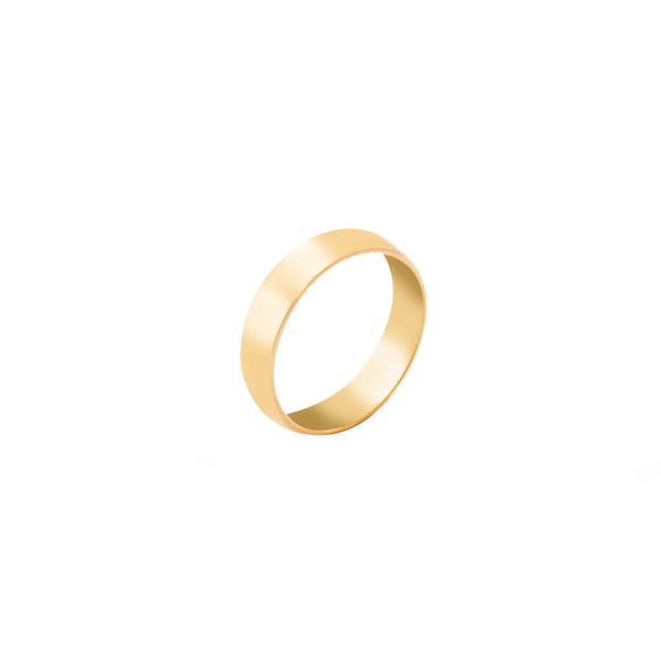 18k Yellow Gold Classic Wedding Band (4.5mm)