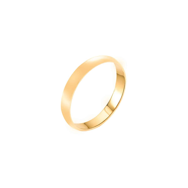 18k Yellow Gold Classic Wedding Band (4mm)