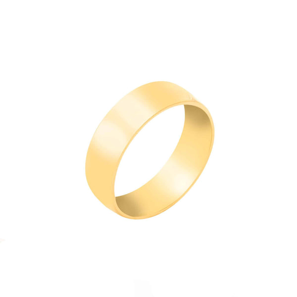 18k Yellow Gold Classic Wedding Band (4mm)