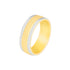 10k T-tone Carved Wedding Band (6mm)