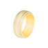 10k T-tone mill Edge Wedding Band (9mm)