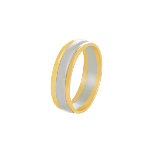 18k T-tone Wedding Band (5.5mm)