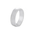 10k White Gold Grooved Wedding Band