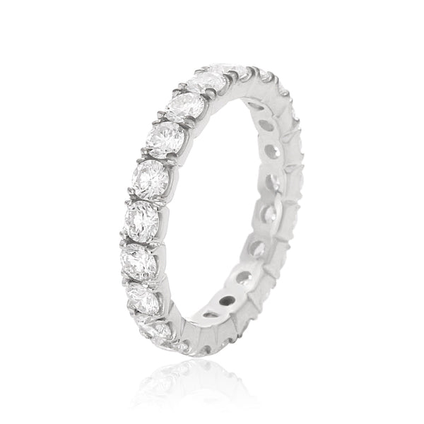 14k White Gold (2.00 Ct. Tw.) Eternity Wedding Band