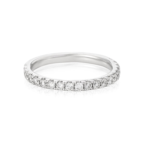 18k White Gold (0.75 Ct. Tw.) Diamond Wedding Band