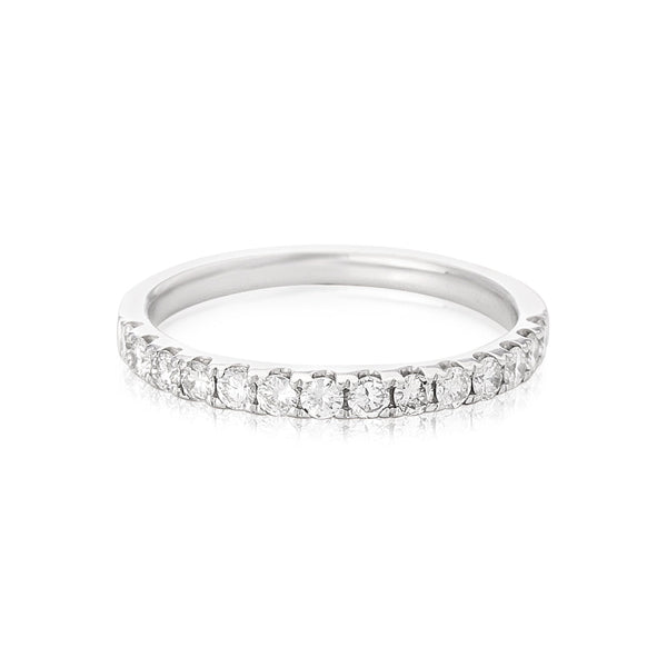 18k White Gold (0.50 Ct. Tw.) Diamond Wedding Band