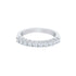 14k White Gold (0.50 Ct. Tw.) Ten Stone Diamond Wedding Band