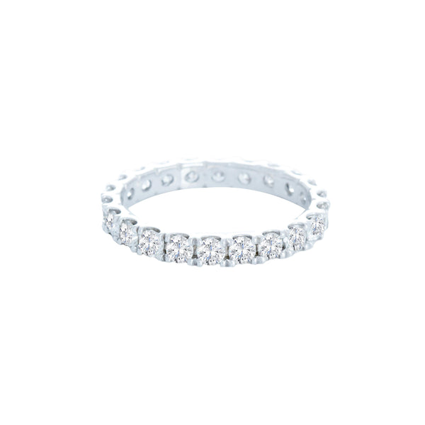 18k White Gold (1.80 Ct. Tw.) Diamond Eternity Wedding Band