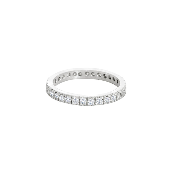 18k White Gold (0.35 Ct. Tw.) Diamond Eternity Wedding Band