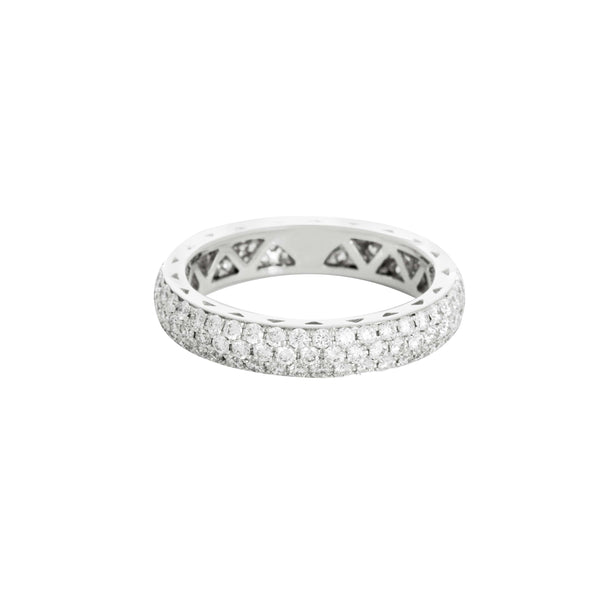 18k White Gold (1.35 Ct. Tw.) Diamond Eternity Wedding Band