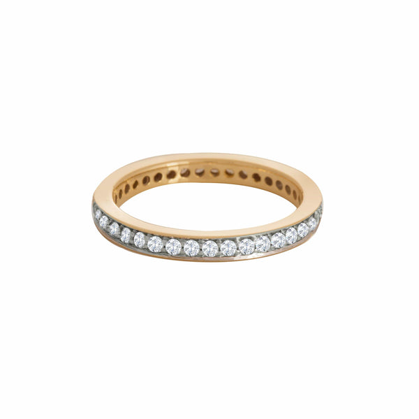 14k Yellow Gold (0.50 Ct. Tw.) Channel Eternity Wedding Band