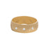 18k Yellow Gold Band Diamonds Wedding