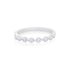 14k White Gold (0.30 Ct. Tw.) Swirl Stacking Ring