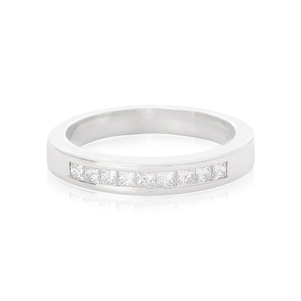 18k White Gold (0.35 Ct. Tw.) Diamond Wedding Band