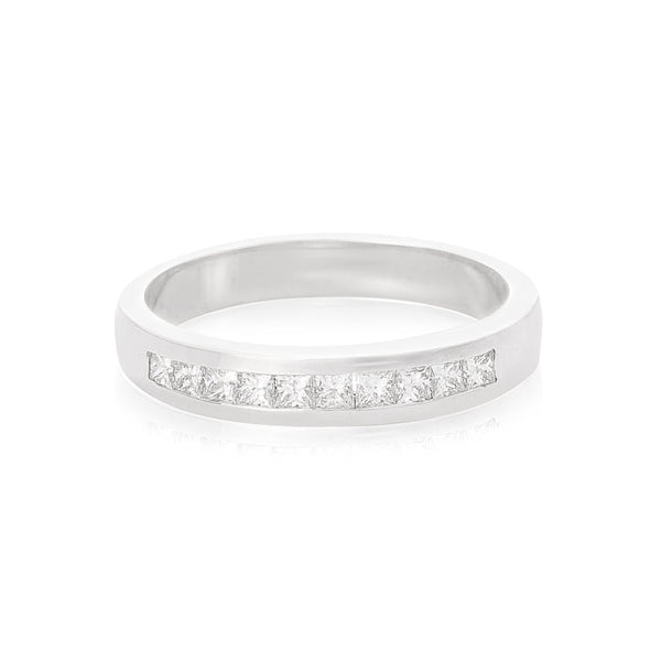 18k White Gold (0.35 Ct. Tw.) Diamond Wedding Band