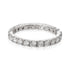 14k White Gold Eternity Diamond Wedding Band