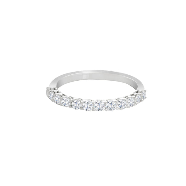 14k White Gold (0.60 Ct. Tw.) Diamond Wedding Band